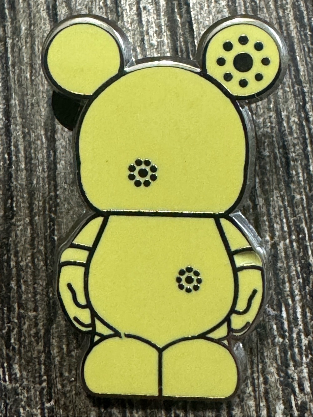 5/$25 Disney Vinylmation Pin Yellow Flower Mickey
